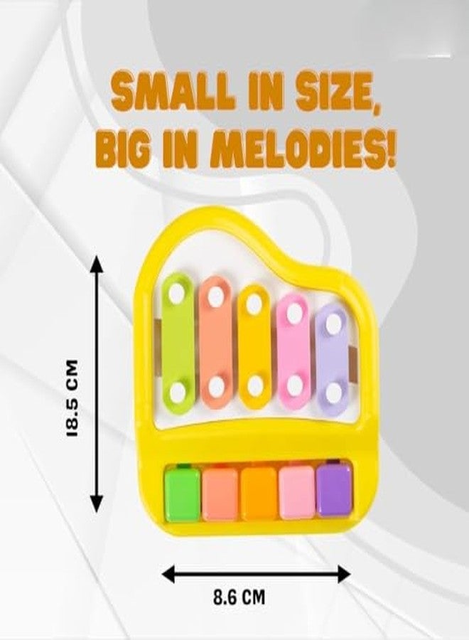 BANNI 2-in-1 Xylophone Piano Toy for Kids - Colorful Musical Instrument with Mallets | Early Learning Keyboard & Percussion Toy for Toddlers Ages 1-5 | Safe & Durable Gift - Image 4